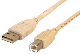 IEC M2404-03 USB Type A to Type B Jumper Cable 3 feet (USB 2.0 Compliant)
