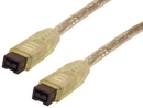 IEC M2439-15 IEEE 1394 9 Pin to 9 Pin FireWire 800 (FireWire II) Cable 15'
