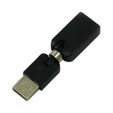 IEC M2452R USB Adapter A Type Male to Female Flexible Right Angle