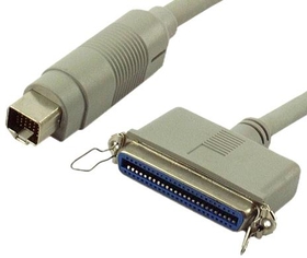 IEC M352250-02 SCSI Cable Apple Power Book HDI30 Male to CN50 Female 2'