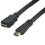 IEC M5132-03 HDMI High Speed with Ethernet 24 AWG Male to Female 3'