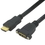 IEC M5132M-10 HDMI High Speed with Ethernet 24 AWG Male to Female Panel Mount 10', Price/each