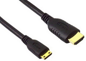 IEC M5134-1.5 HDMI (A) to Mini HDMI (C) v1.3b Rated Cable 18 Inches
