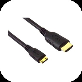 IEC M5134-15 HDMI (A) to Mini HDMI (C) v1.3b Rated Cable 15 Feet