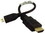 IEC M5164-.5 Micro HDMI Male to HDMI Male Cable 6 inches, Price/each