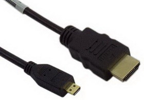 IEC M5164-1.5 Micro HDMI Male to HDMI Male Cable 18 inches