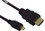 IEC M5164-1.5 Micro HDMI Male to HDMI Male Cable 18 inches, Price/each