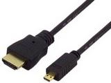 IEC M5164 Micro HDMI Male to HDMI Male Cable 6 feet