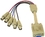 IEC M5227-01 VGA Female to 5 BNC Female Adapter Cable 1', Price/each