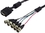 IEC M52280-10 VGA to 5 BNC Cable with Separate Sync Black 10', Price/each