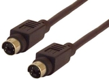 IEC M5261-03 S Video ( SVHS ) Male to Male COAX Cable 3'