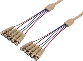IEC M5285 Video 5 BNC Coaxial Cable 6'