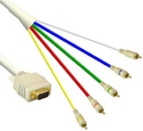 IEC M5328-12 VGA to 5 RCA Cable with Separate Sync 12'