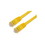 IEC M60464-01 RJ45 4Pr Cat 6 Patch Cord with Molded Snag Free Strain Relief YELLOW 1', Price/each