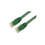 IEC M60465-.5 RJ45 4Pr Cat 6 Patch Cord with Molded Snag Free Strain Relief GREEN 6 Inch, Price/each