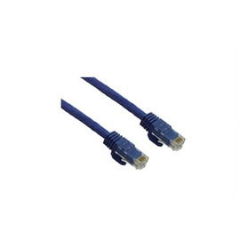 IEC M60466A-35 RJ45 4Pr Cat 6a Patch Cord with Molded Snag Free Strain Relief BLUE 35'