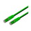 IEC M67465-07 RJ45 4Pr Cat 6 Shielded Patch Cord with Molded Snag Free Strain Relief GREEN 7', Price/each
