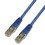 IEC M67476-06 RJ45 4 Shielded Pair Cat 7 with overall Braid (SSTP) and Molded Snag Free Strain Relief BLUE 6', Price/each