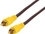 IEC M7361 RCA-RCA Video Gold 75 Ohm 6', Price/each