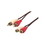 IEC M7382 2 RCA Male to 2 RCA Female Audio Cable 6'