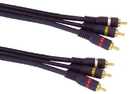 IEC M7393-25 3 RCA to 3 RCA Blue Python Cable for Hi Resolution Signals 25'
