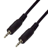 IEC M7407-1.5 2.5mm Stereo Male to Male Cable 18in