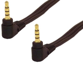IEC M7413R-06 3.5mm Video and Stereo Audio Male to Male Cable 6'