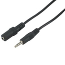 IEC M7462-25 3.5mm 4 Pole/Conductor Male to Female Audio/Video 25 feet