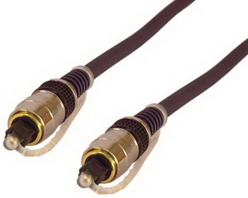 IEC M8445-35 Premium Toslink (S/PDIF) 8mm Digital Audio Fiber Cable 35 Feet