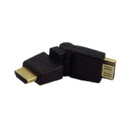 IEC M9193R HDMI 19 pin Male to Female Right Angle / Flexible Port Saver