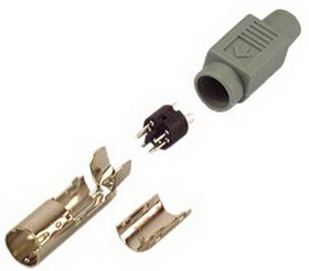 IEC MD06M Mini Din 6 Pin Male Connector