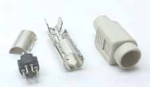 IEC MD07M Mini Din 7 Pin Male Connector