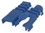 IEC MP06HS-BU RJ11 Modular Snap-on Strain Relief Boot - Blue, Price/each