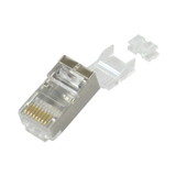IEC MP08MC6A-ST-SH RJ45 8 Position Shielded Modular Plug for Stranded Wire Rated for Category 6A