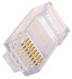 IEC MP08MC6 RJ45 8 Position Modular Plug for Solid or Stranded Wire Rated for Category 6