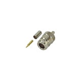 IEC NF-RG58-RP N-type Female Connector with Male pin (Reverse Polarity) for RG58 and LMR195