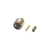 IEC NM-RG58-RP N-type Male Connector for RG58 and LMR195 Reverse Polarity (Female Pin)