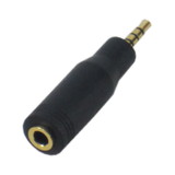 IEC PH25MVS-PH35FST 2.5mm 4 Pole Male to 3.5mm Stereo Female Adapter