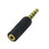 IEC PH35MVS-PH25FVS 3.5mm 4 Pole Male to 2.5mm 4 Pole Female Adapter, Price/each