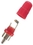 IEC PHONOM-RD RCA Type Phono Connector Male Red, Price/each