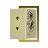 IEC RJ1106-WP2 Wall Plate with 2 RJ1106 Connectors