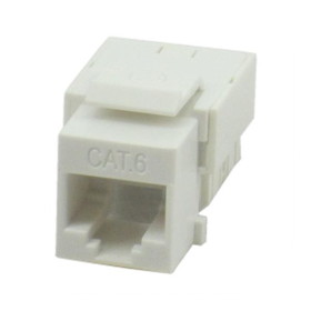 IEC RJ4508F-MT-WL6B RJ4508 Female Keystone Connector White Category 6 568A or 568B