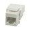 IEC RJ4508F-MT-WL6B RJ4508 Female Keystone Connector White Category 6 568A or 568B, Price/each