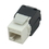 IEC RJ4508F-MT6AWH RJ4508 Female Keystone Connector Category 6A White, Price/each