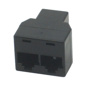 IEC RJ4508YF-BK RJ4508 Y Adapter 3 Females Black