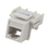 IEC RK1106F-MTWH RJ11 6 Position Keystone Connector Female White, Price/each