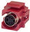 IEC RMD04-RD S Video ( SVHS ) Mini Din 4 Female to Female Flush Mount Keystone Connector Red, Price/each
