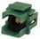 IEC RMTOS-GN Toslink Female to Female Connector on White Flush Mount Keystone Green, Price/each