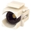 IEC RMTOS-WH Toslink Female to Female Connector on White Flush Mount Keystone White, Price/each