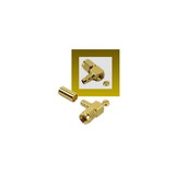 IEC SMAM-RG58-RP-90 SMA Male Connector Reverse Polarity (with Female Pin) for RG58 Right Angle
